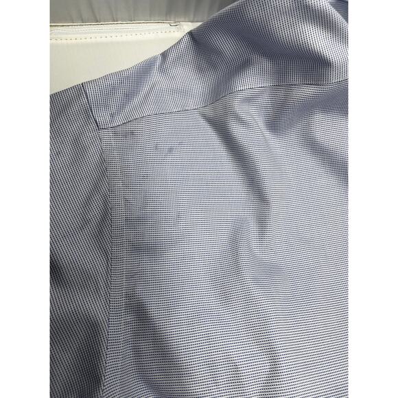 Gold Label Roundtree & York Non-Iron Long Sleeve size 17/36 Pre-Owned with stain - Picture 8 of 11